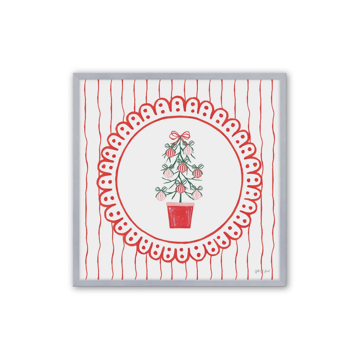 [Color:Polished Chrome], Picture of art in a Polished Chrome frame