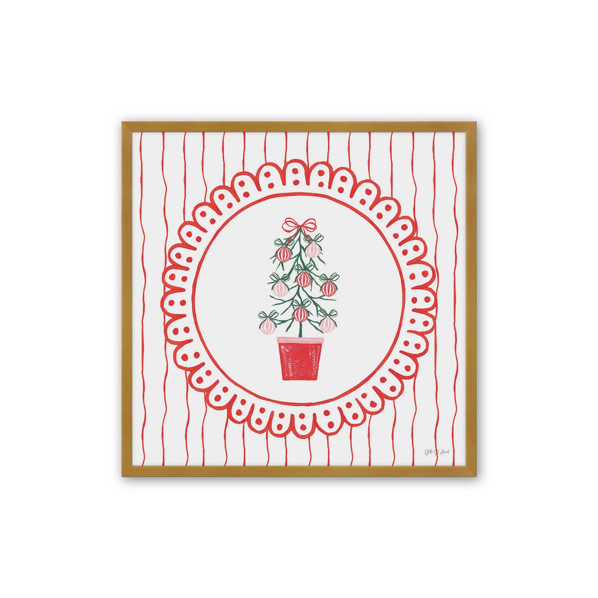 [Color:Polished Gold], Picture of art in a Polished Gold frame