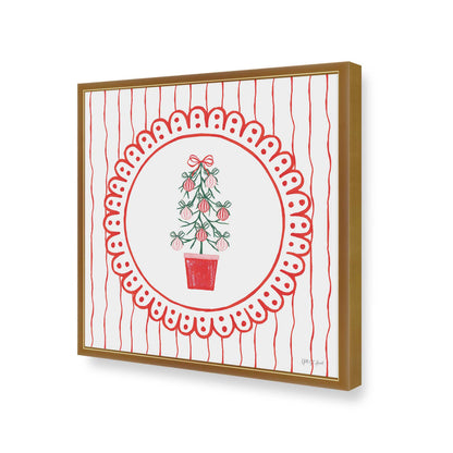 [Color:Polished Gold], Picture of art in a Polished Gold frame of the corner