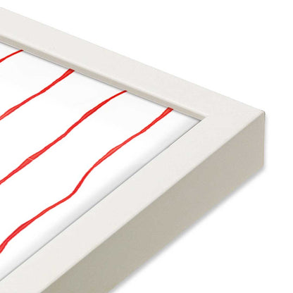 [Color:Opaque White], Picture of art in a Opaque White frame at an angle