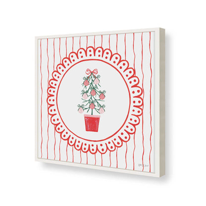 [Color:Opaque White], Picture of art in a Opaque White frame of the corner