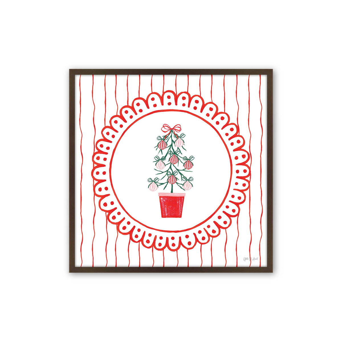 [Color:Belvinder Brown], Picture of art in a Belvinder Brown frame