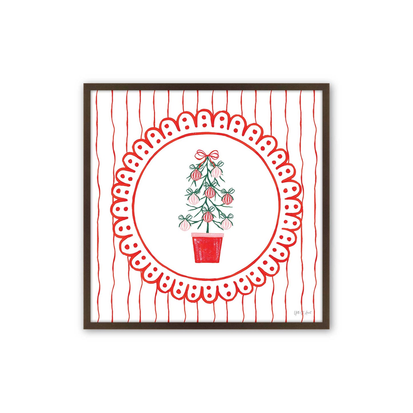 [Color:Belvinder Brown], Picture of art in a Belvinder Brown frame