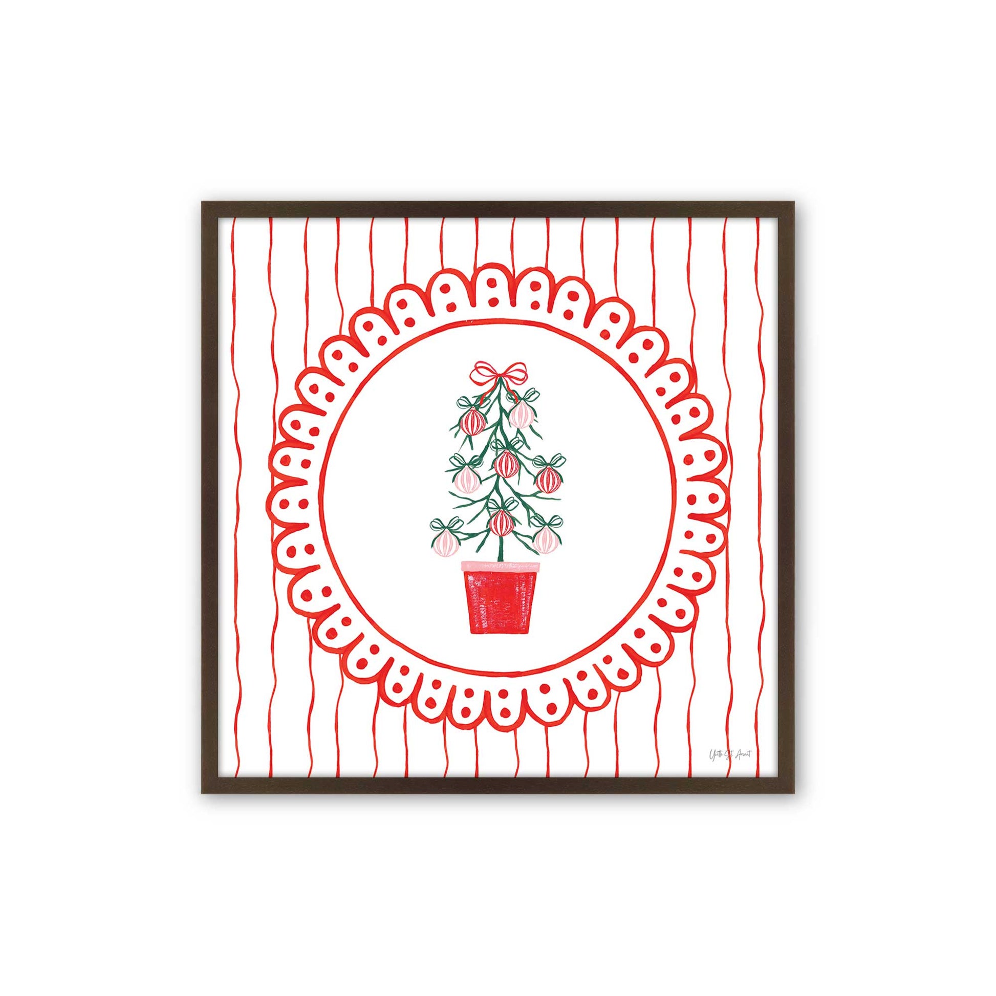 [Color:Belvinder Brown], Picture of art in a Belvinder Brown frame