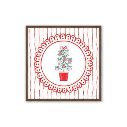 [Color:Walnut], Picture of art in a Walnut frame