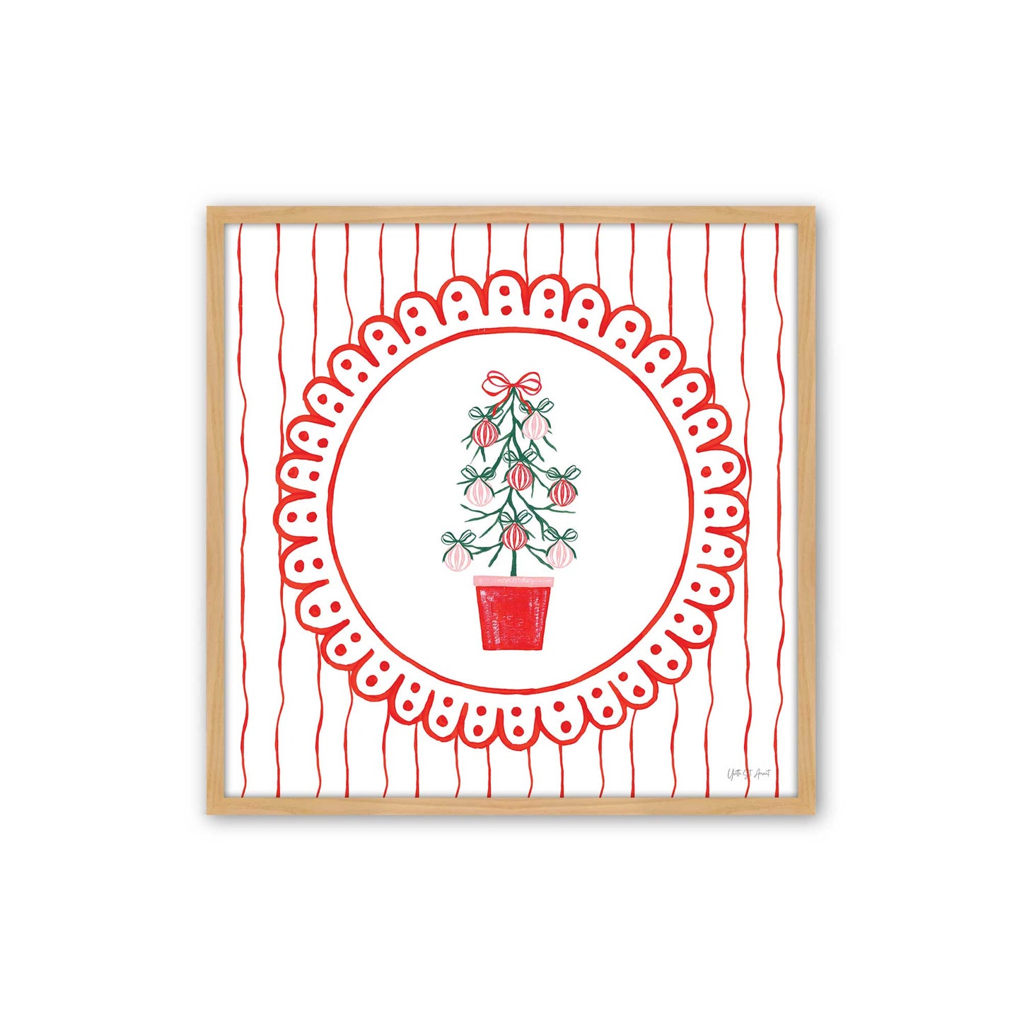 [Color:American Maple], Picture of art in an American Maple frame