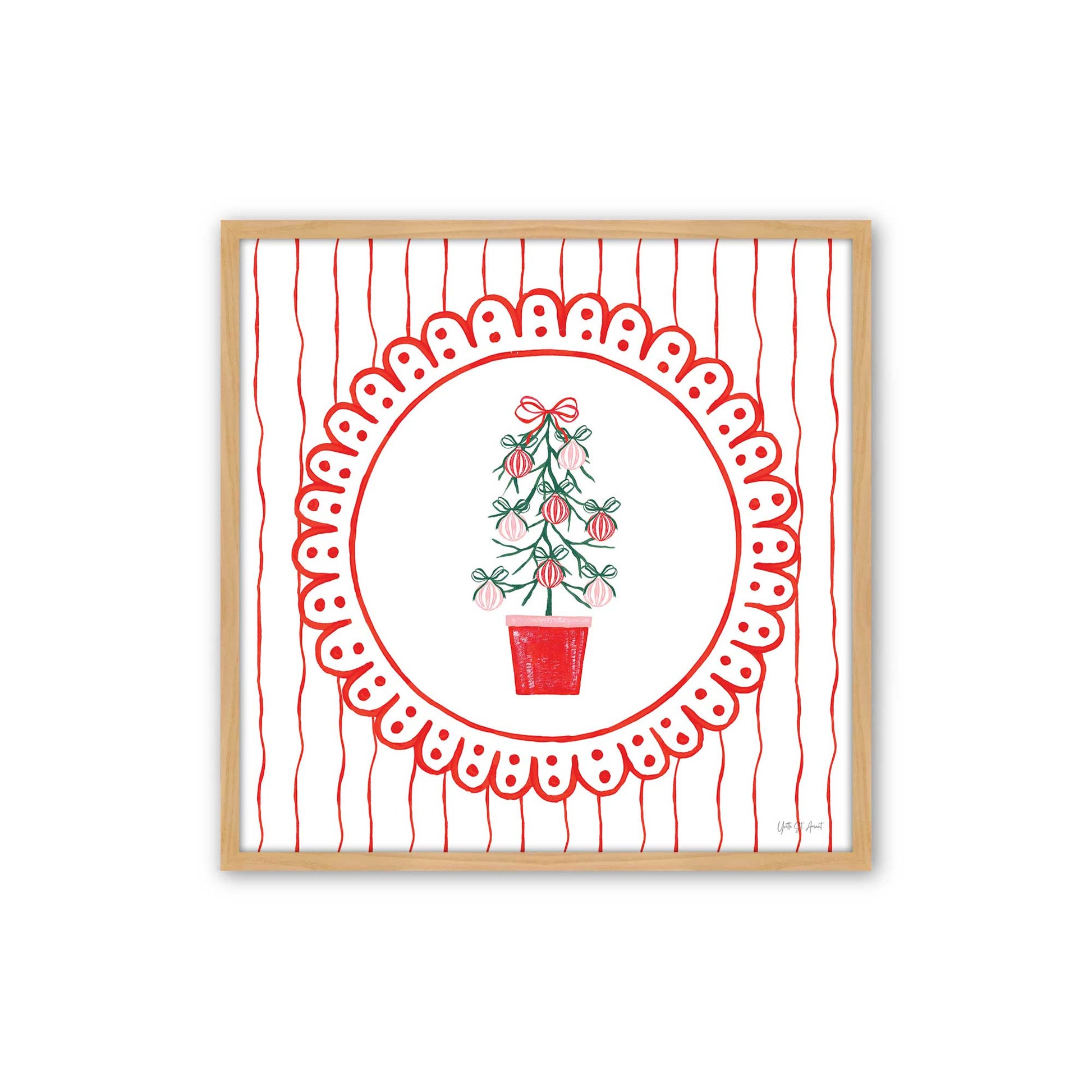 [Color:American Maple], Picture of art in an American Maple frame