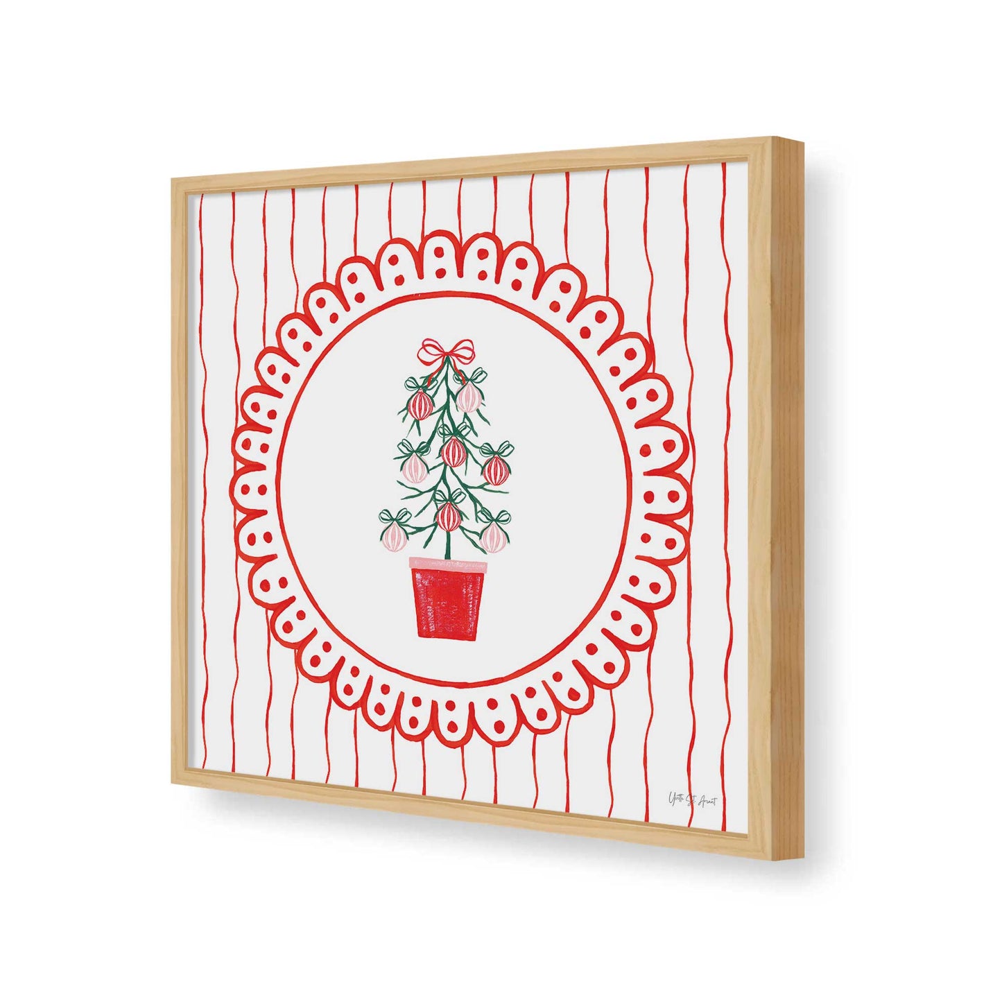 [Color:Espresso], Picture of art in a Espresso frame of the corner