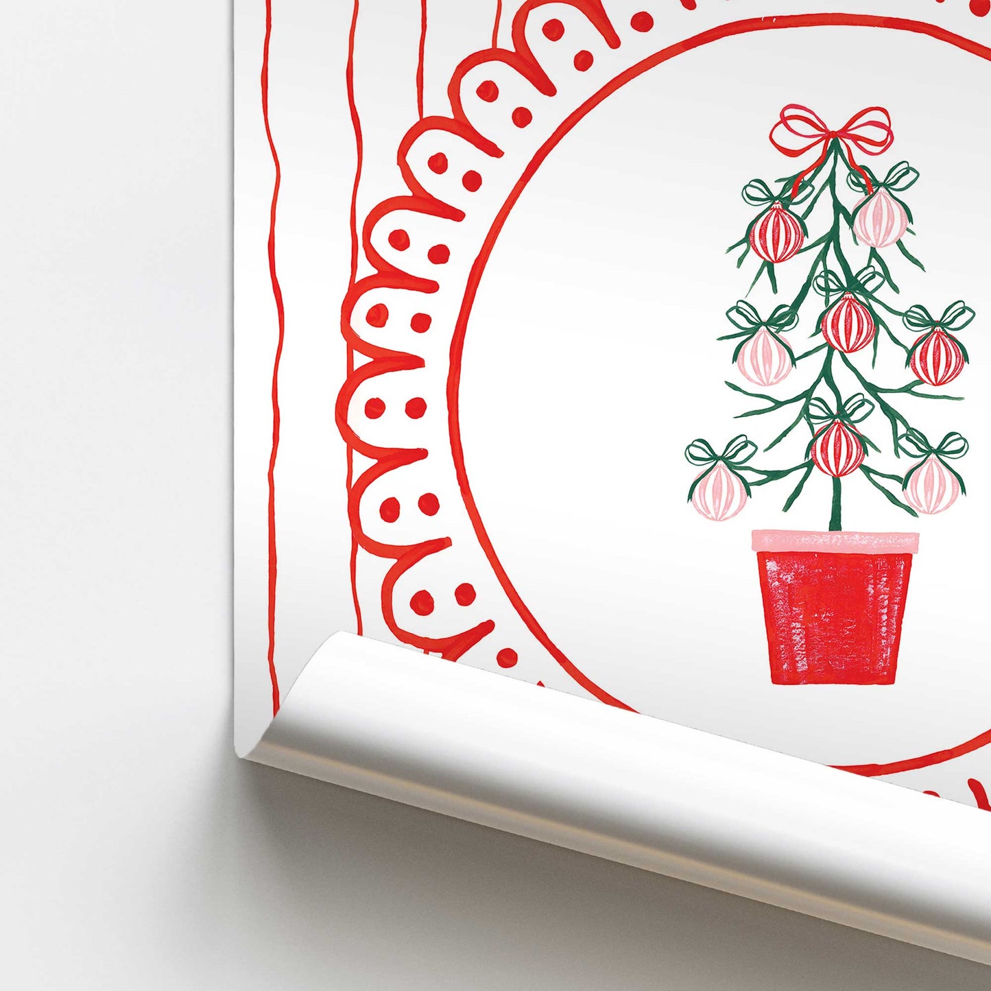 [Color:Rolled Print], Picture of close up of art