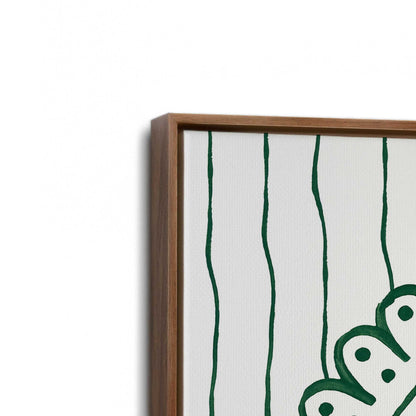 [Color:Walnut], Picture of art in a Walnut frame at an angle