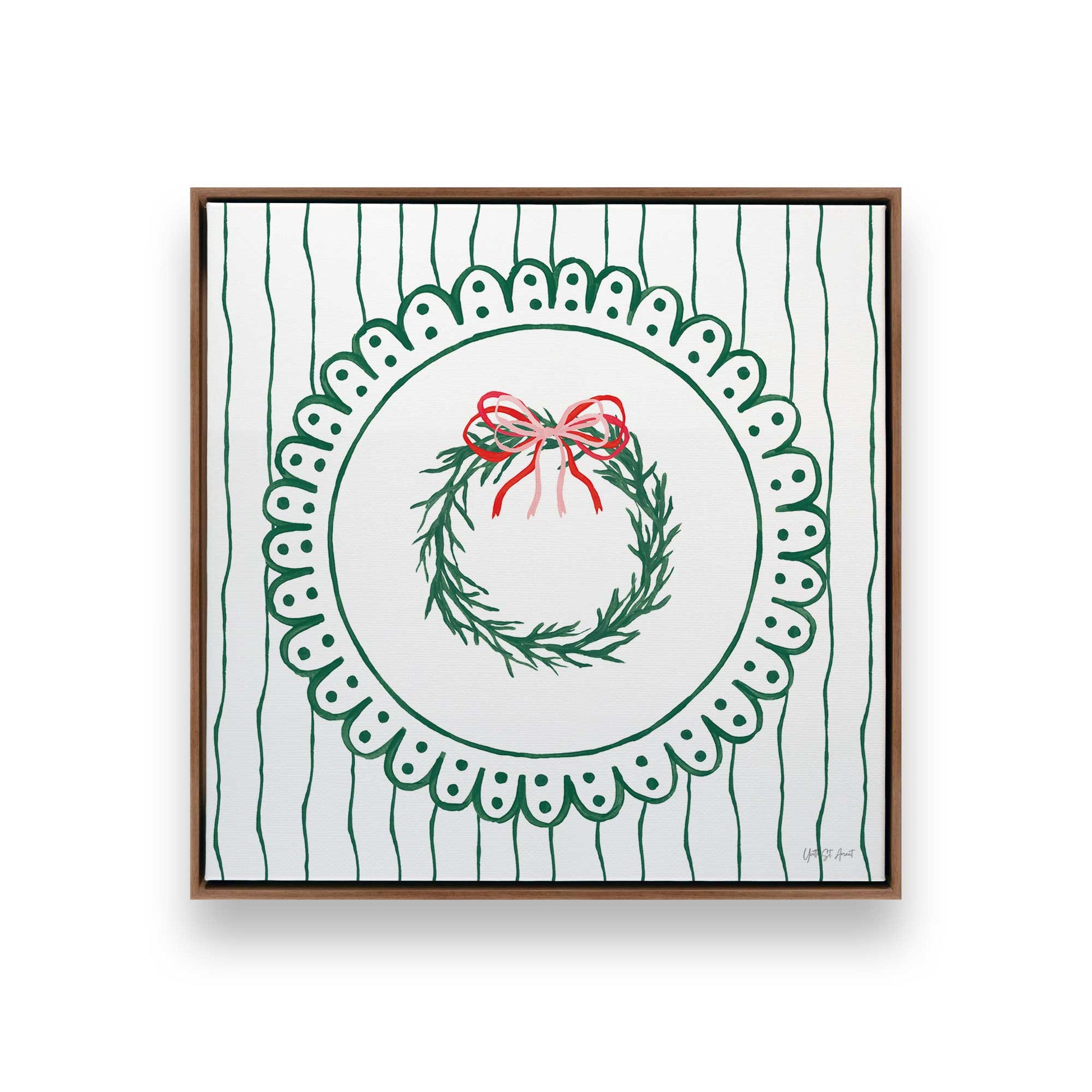 [Color:Walnut], Picture of art in a Walnut frame