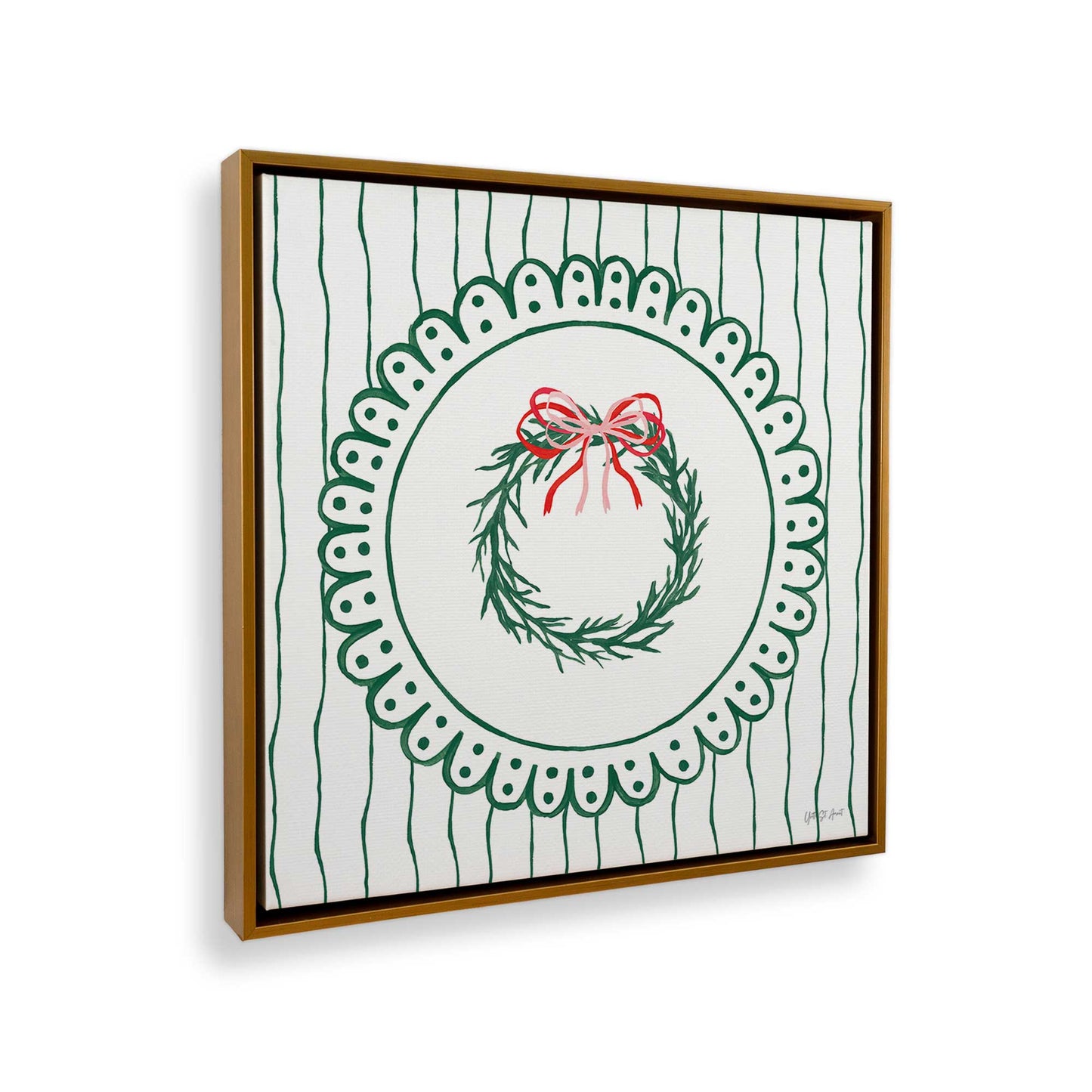 [Color:Polished Gold], Picture of the corner of the art