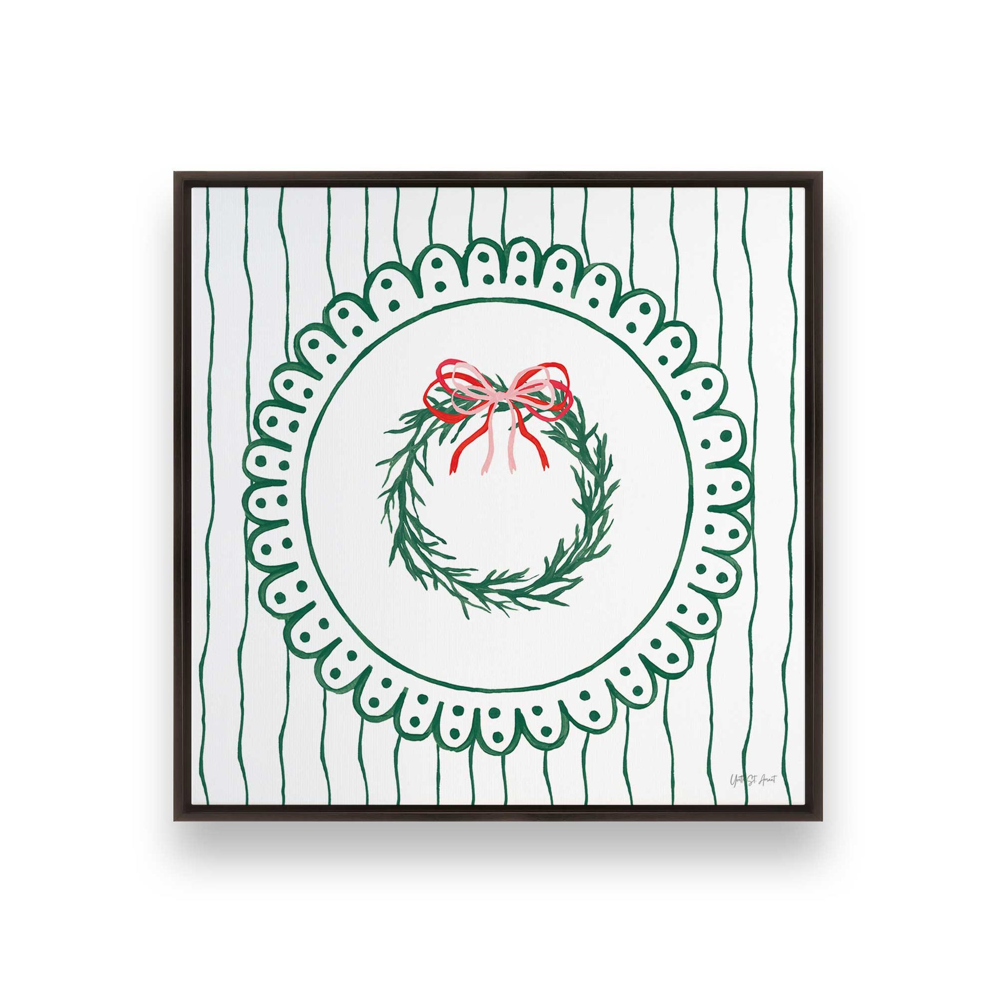 [Color:Espresso], Picture of art in a Espresso frame