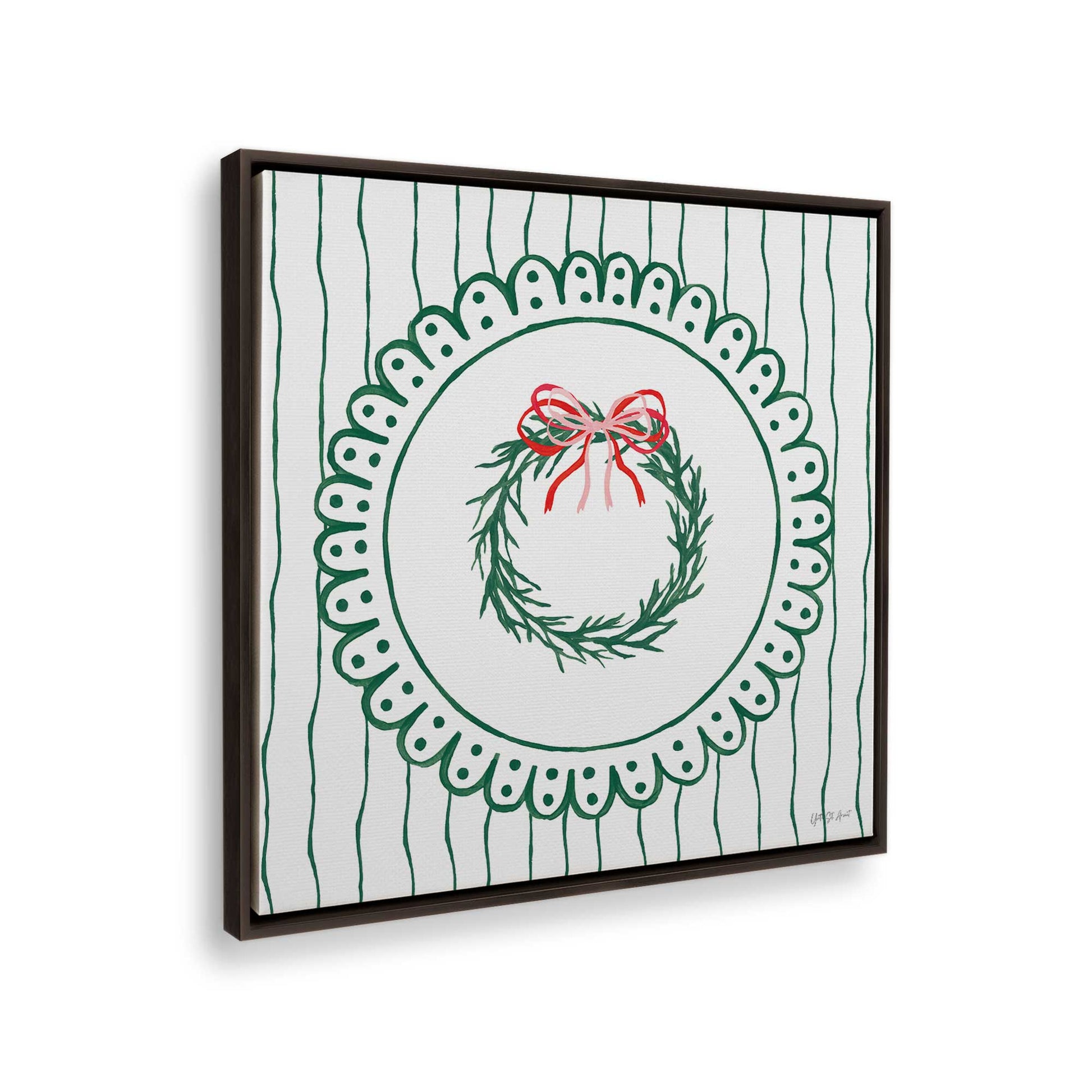 [Color:Espresso], Picture of the corner of the art