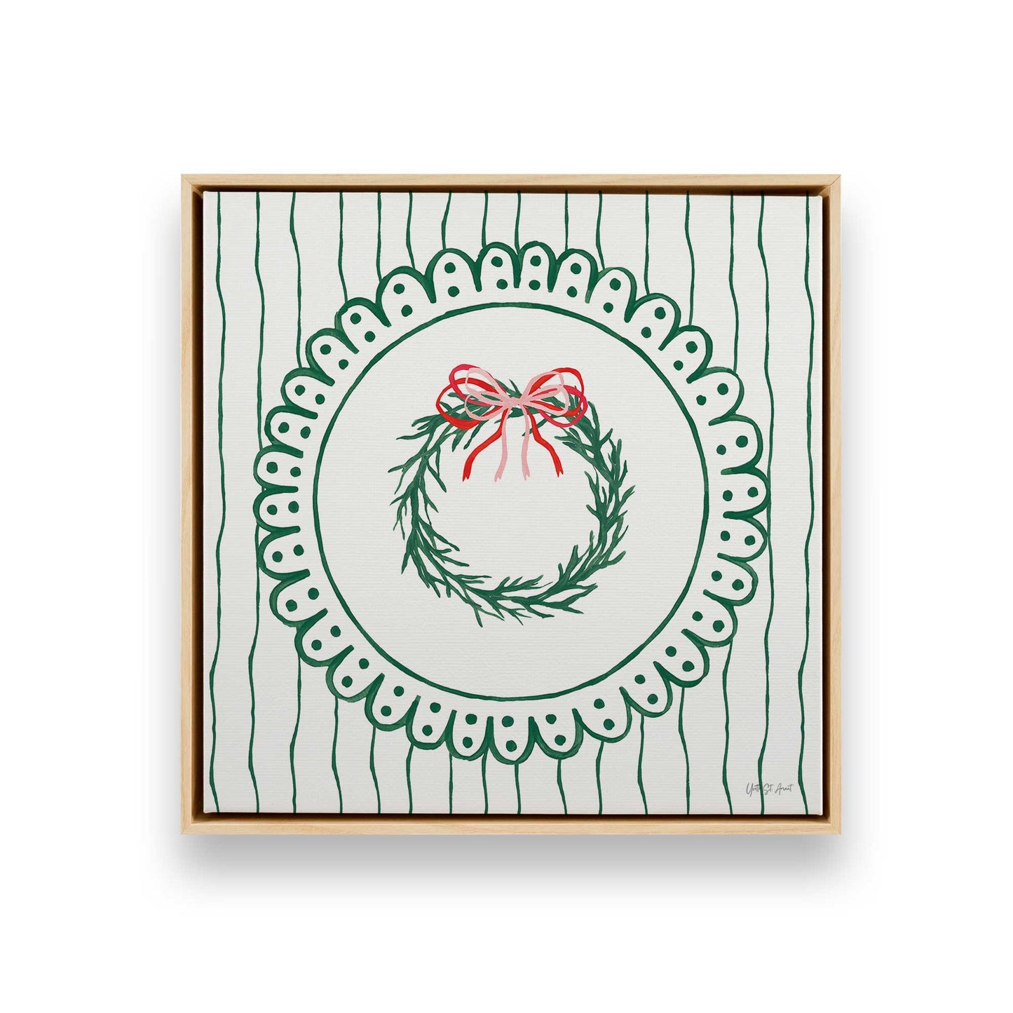 [Color:American Maple], Picture of art in a American Maple frame