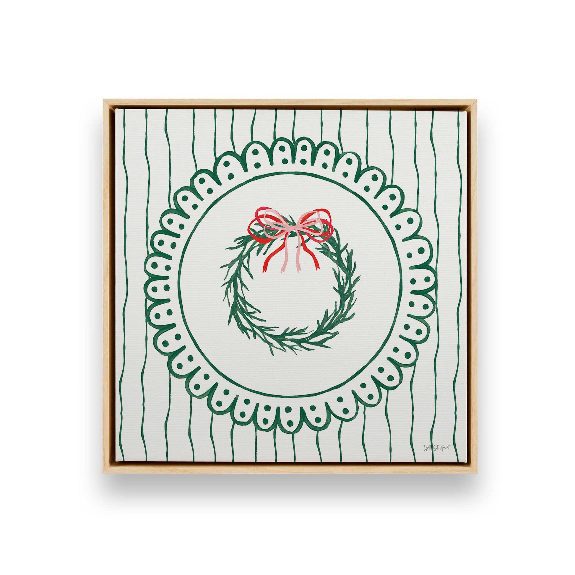 [Color:American Maple], Picture of art in a American Maple frame