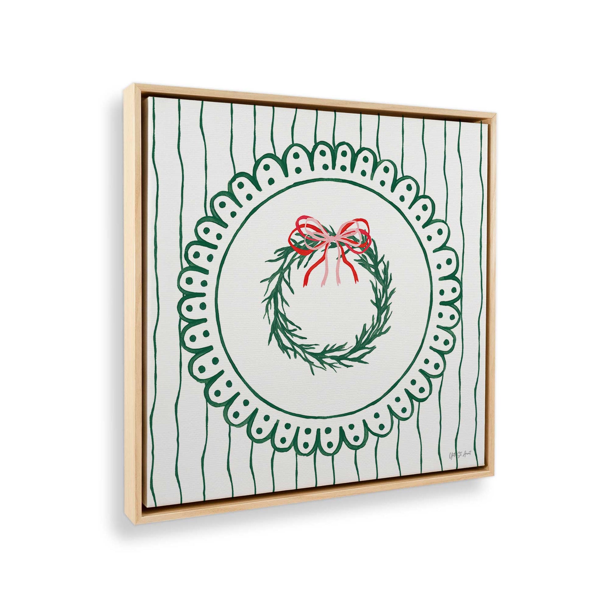 [Color:American Maple], Picture of the corner of the art