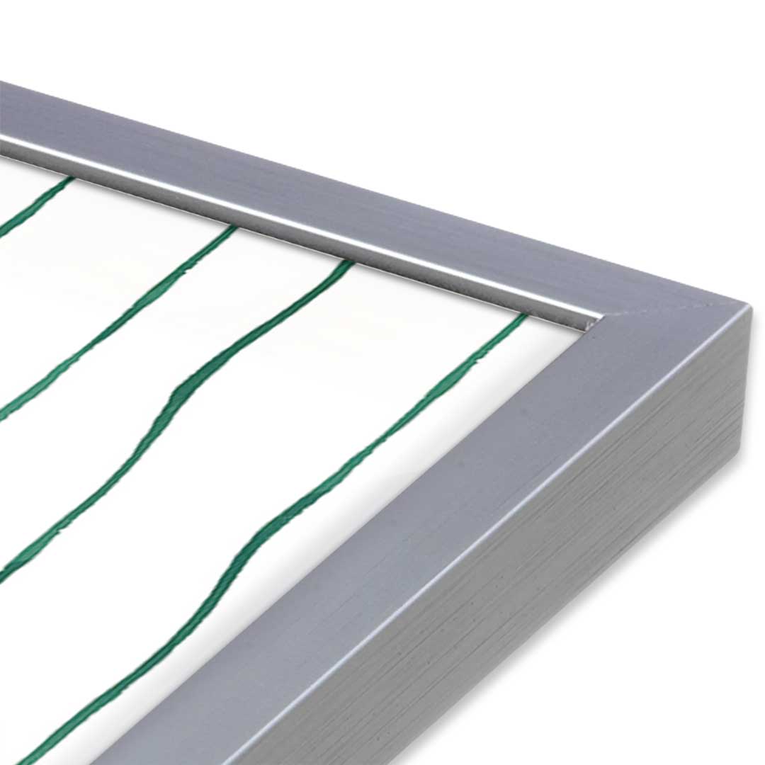 [Color:Polished Chrome], Picture of art in a Polished Chrome frame at an angle