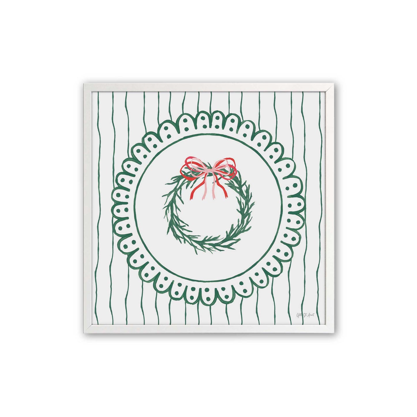 [Color:Opaque White], Picture of art in a Opaque White frame