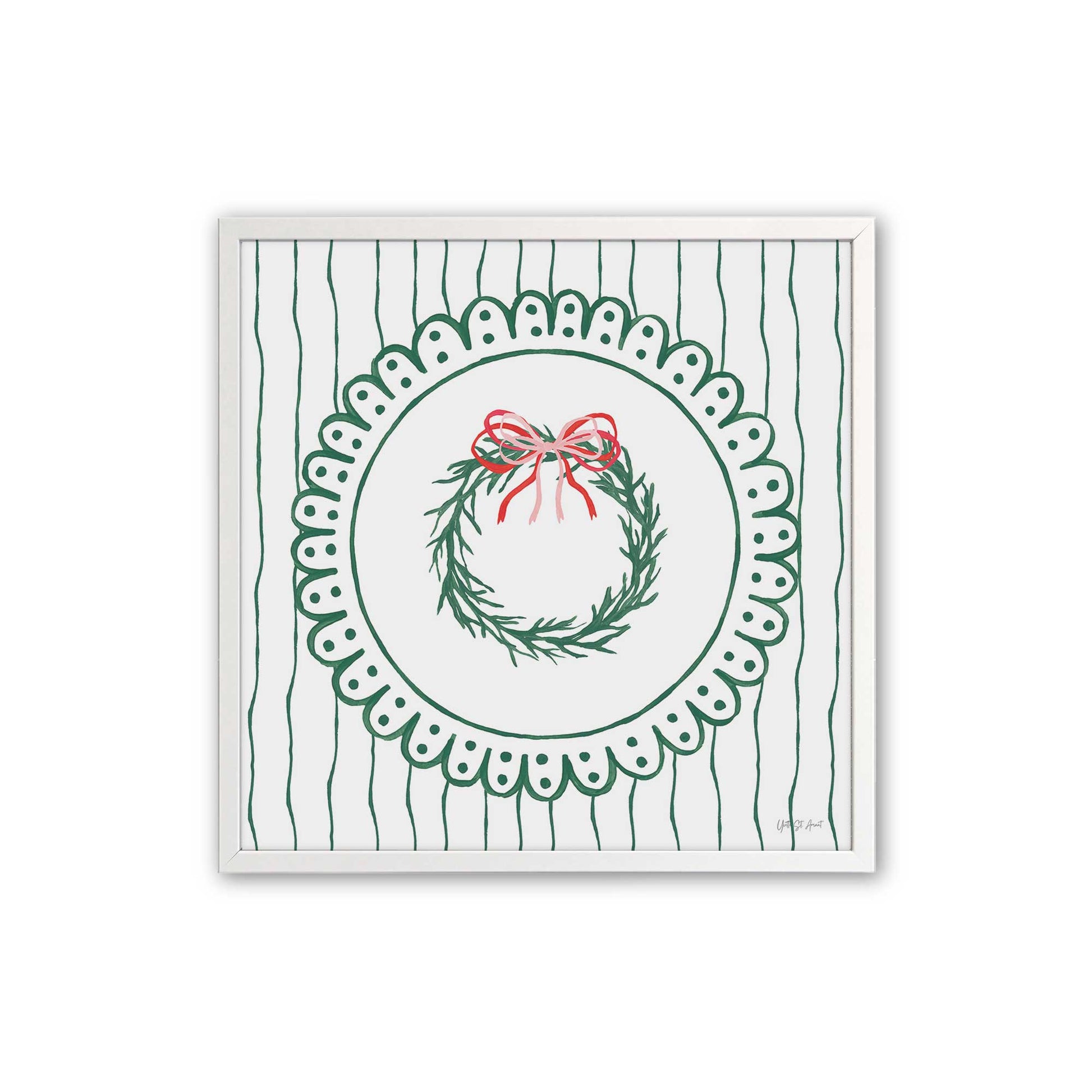 [Color:Opaque White], Picture of art in a Opaque White frame