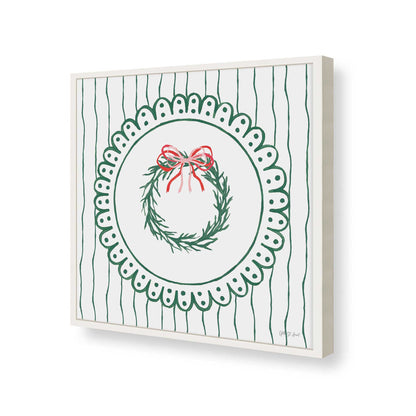 [Color:Opaque White], Picture of art in a Opaque White frame of the corner