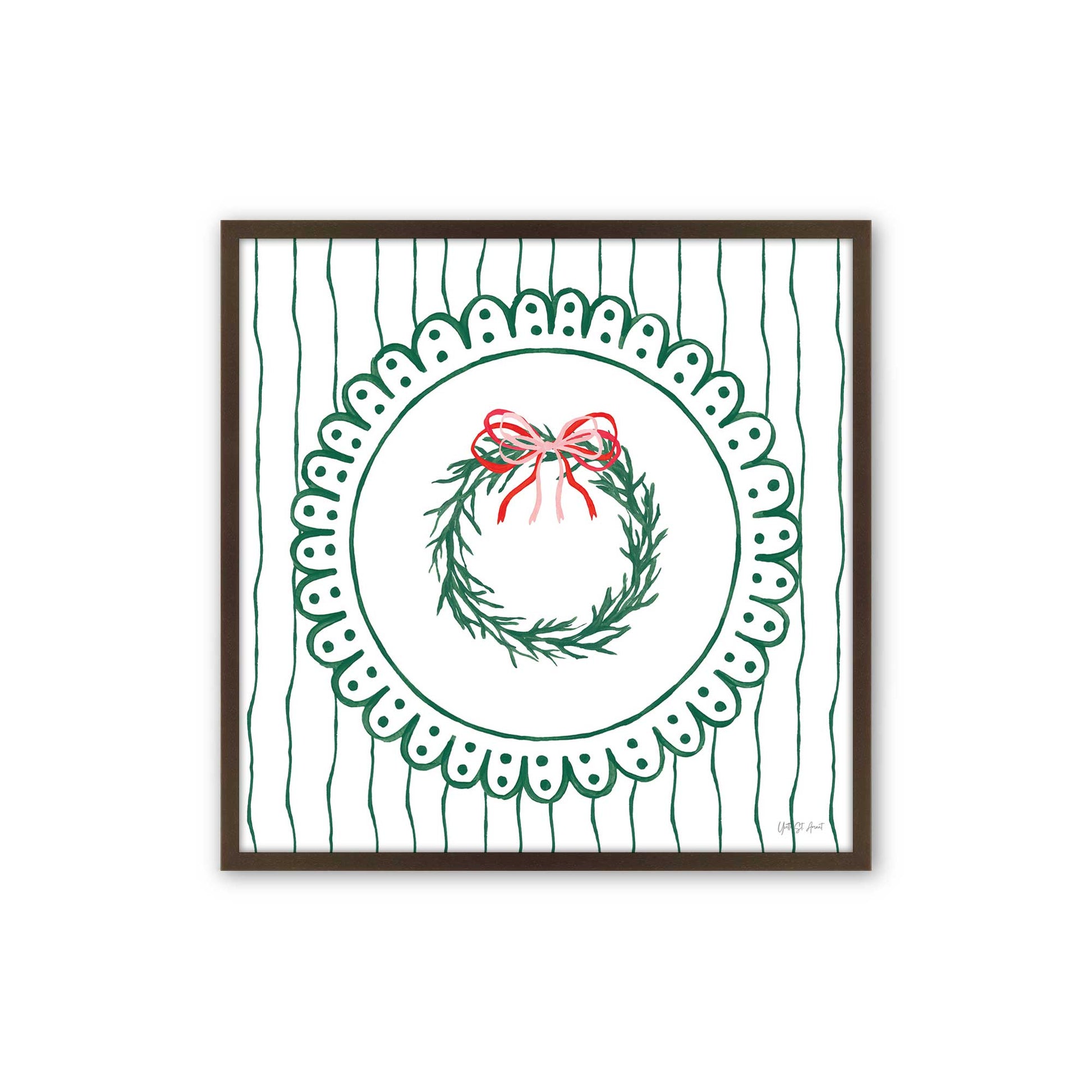 [Color:Espresso], Picture of art in a Espresso frame