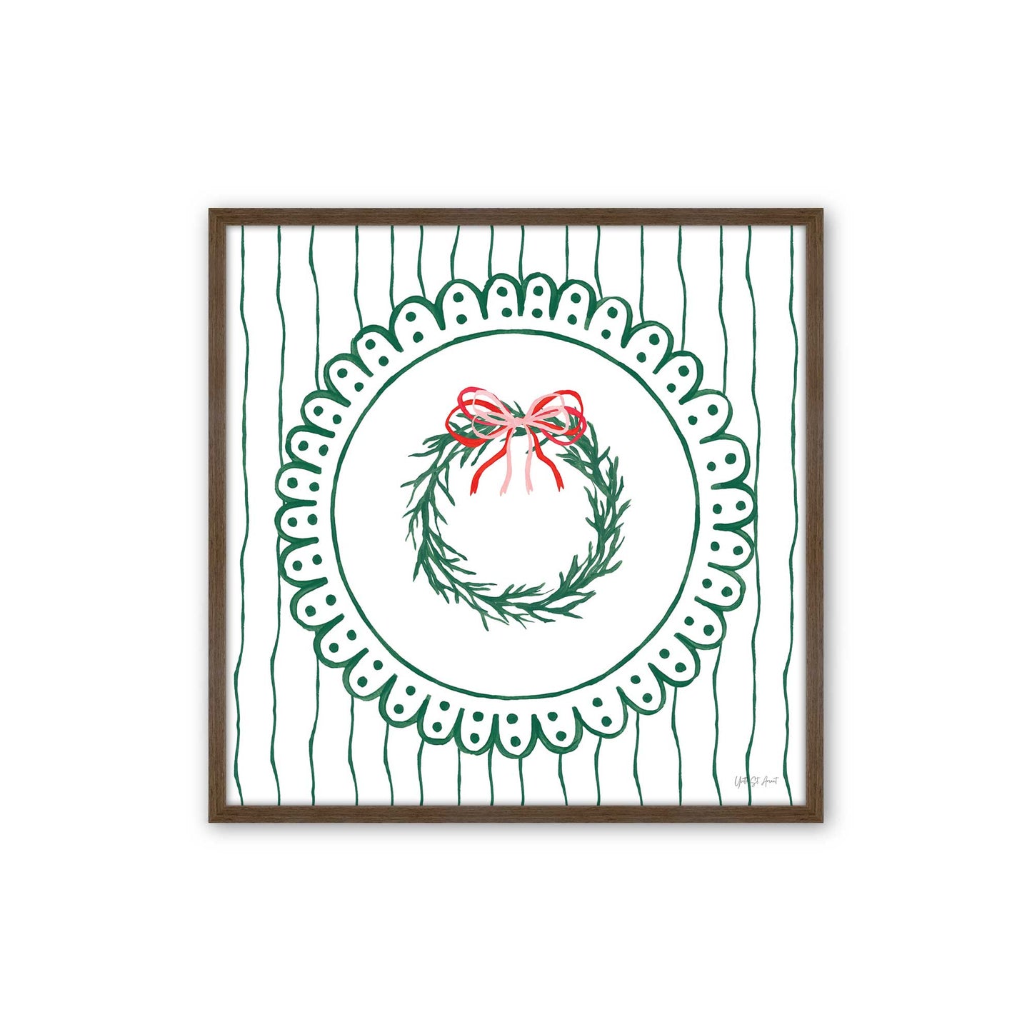 [Color:Walnut], Picture of art in a Walnut frame