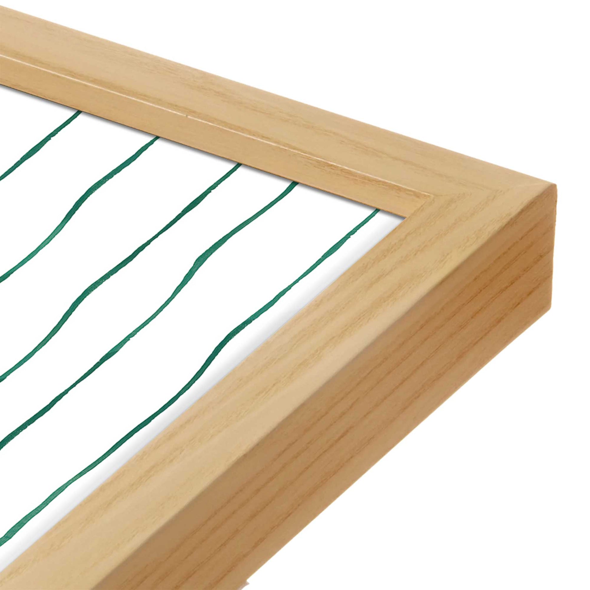 [Color:Espresso], Picture of art in a Espresso frame at an angle