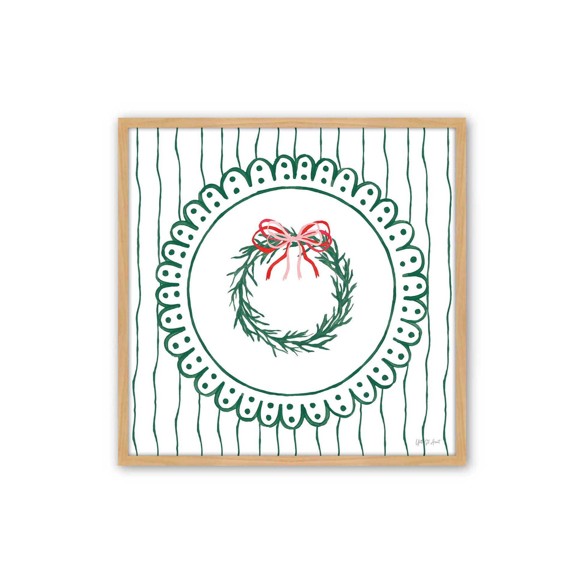 [Color:American Maple], Picture of art in an American Maple frame