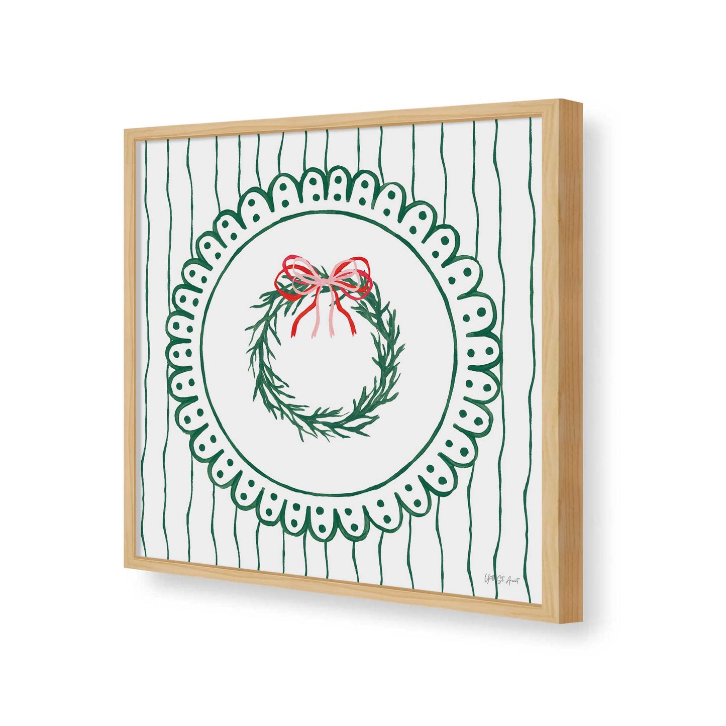 [Color:Espresso], Picture of art in a Espresso frame of the corner