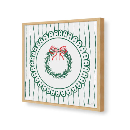 [Color:Espresso], Picture of art in a Espresso frame of the corner