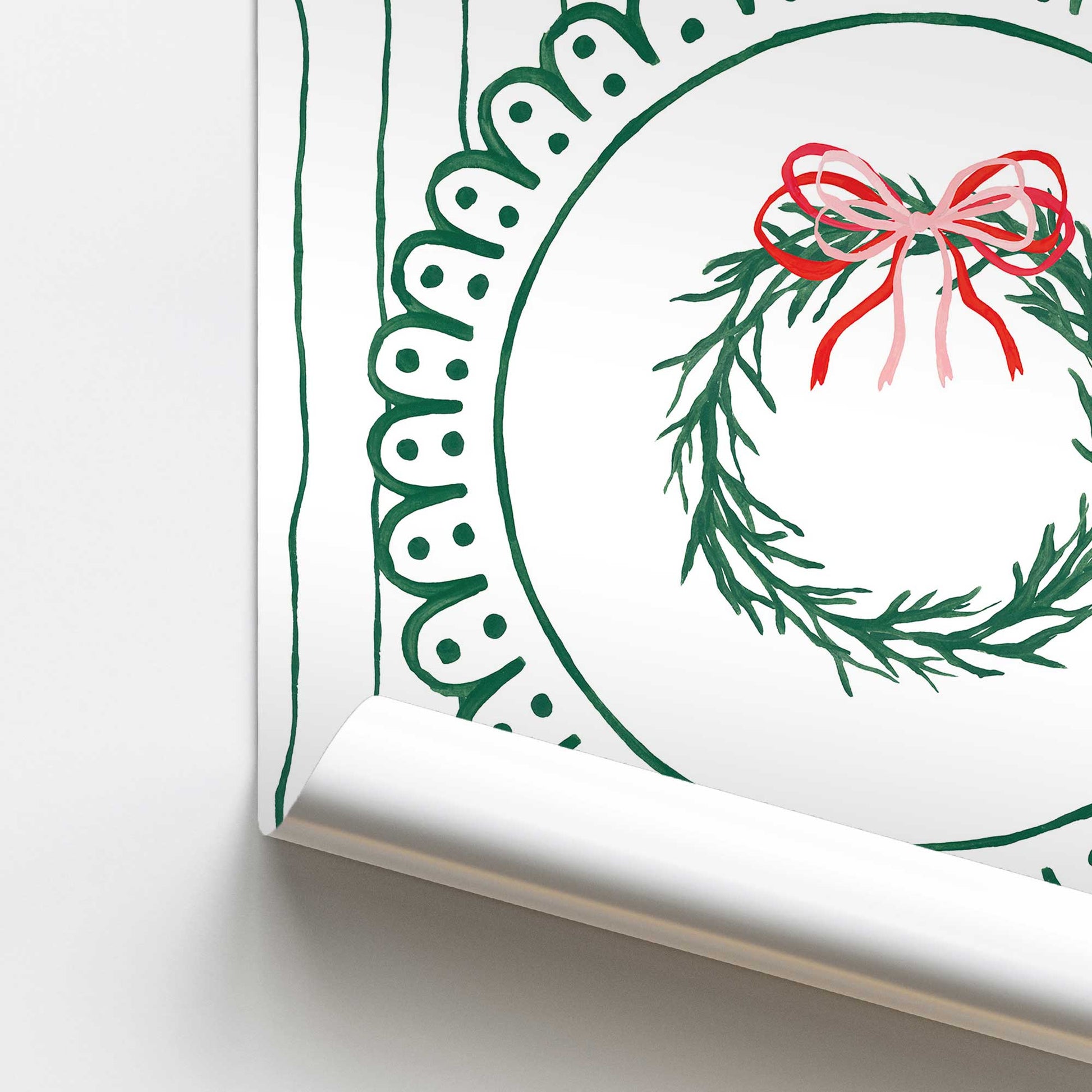 [Color:Rolled Print], Picture of close up of art