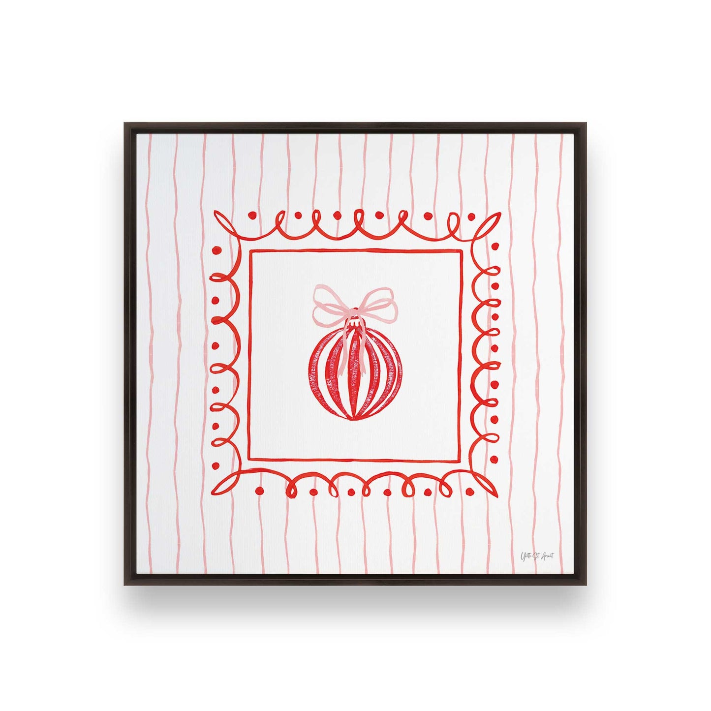 [Color:Espresso], Picture of art in a Espresso frame