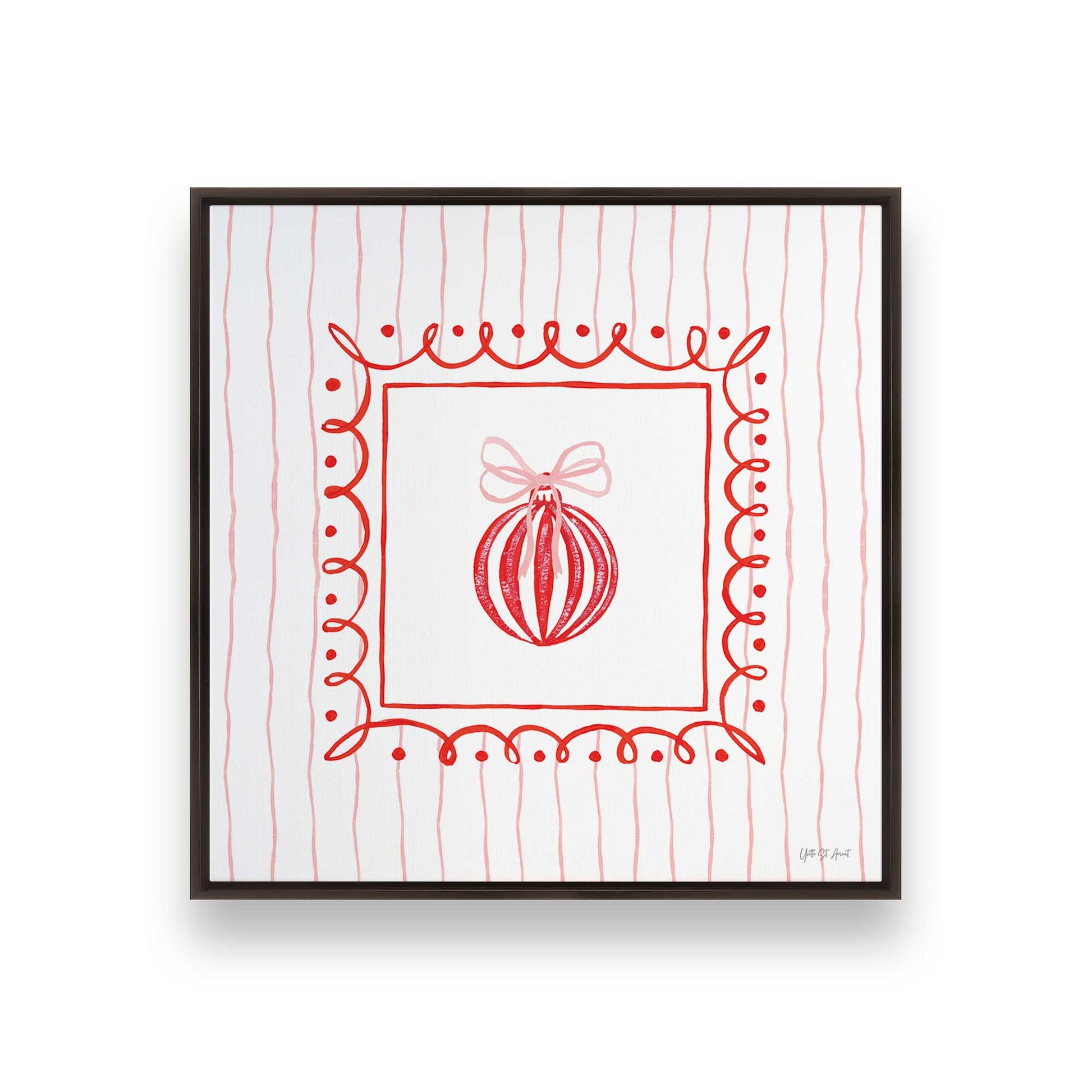 [Color:Espresso], Picture of art in a Espresso frame