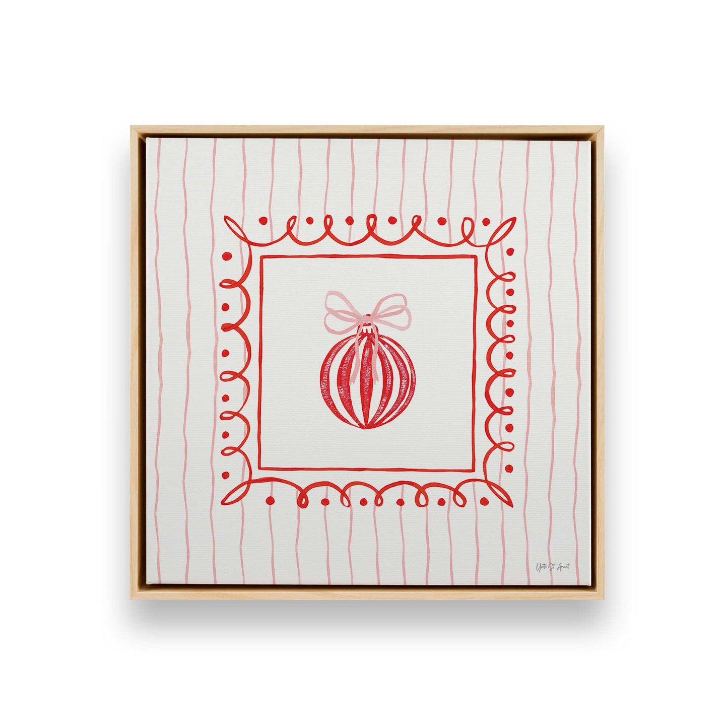 [Color:American Maple], Picture of art in a American Maple frame