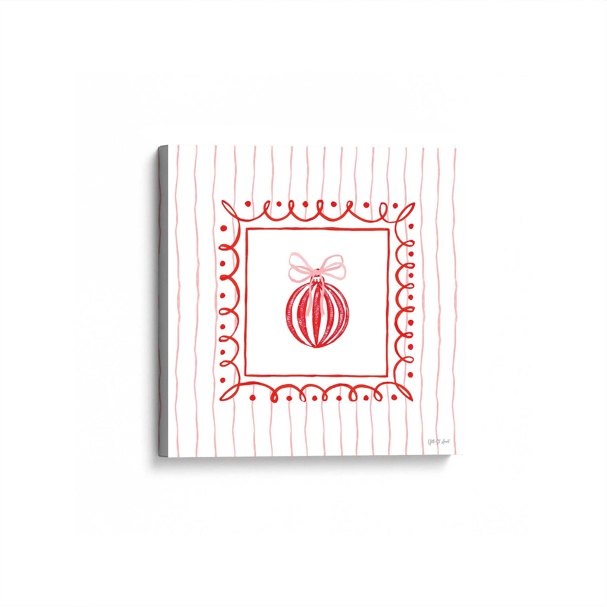 [Color:Stretched Canvas], Picture of art at an angle