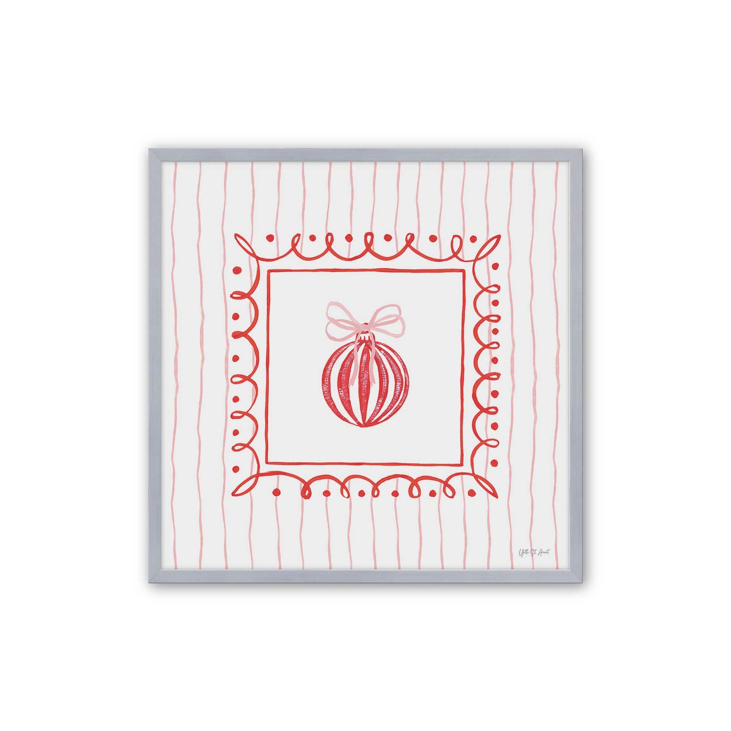 [Color:Polished Chrome], Picture of art in a Polished Chrome frame