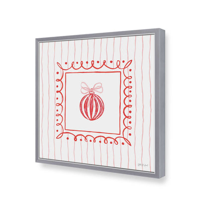 [Color:Polished Chrome], Picture of art in a Polished Chrome frame of the corner