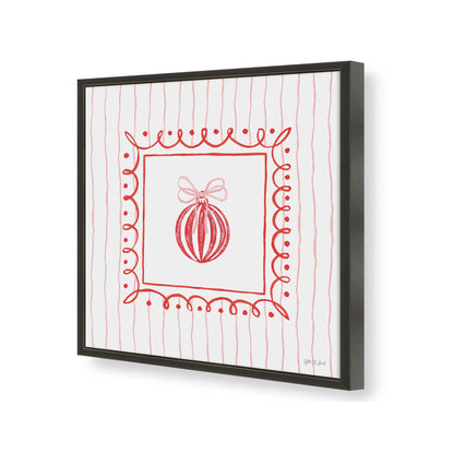 [Color:Satin Black], Picture of art in a Satin Black frame of the corner