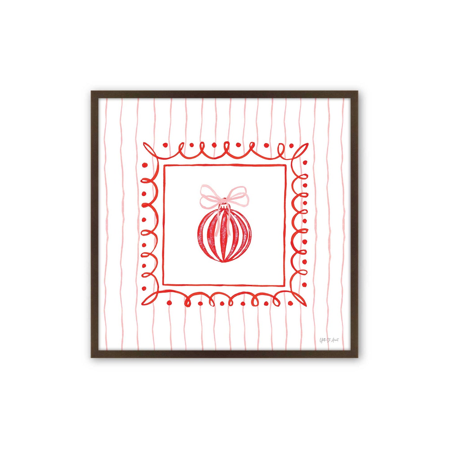 [Color:Espresso], Picture of art in a Espresso frame