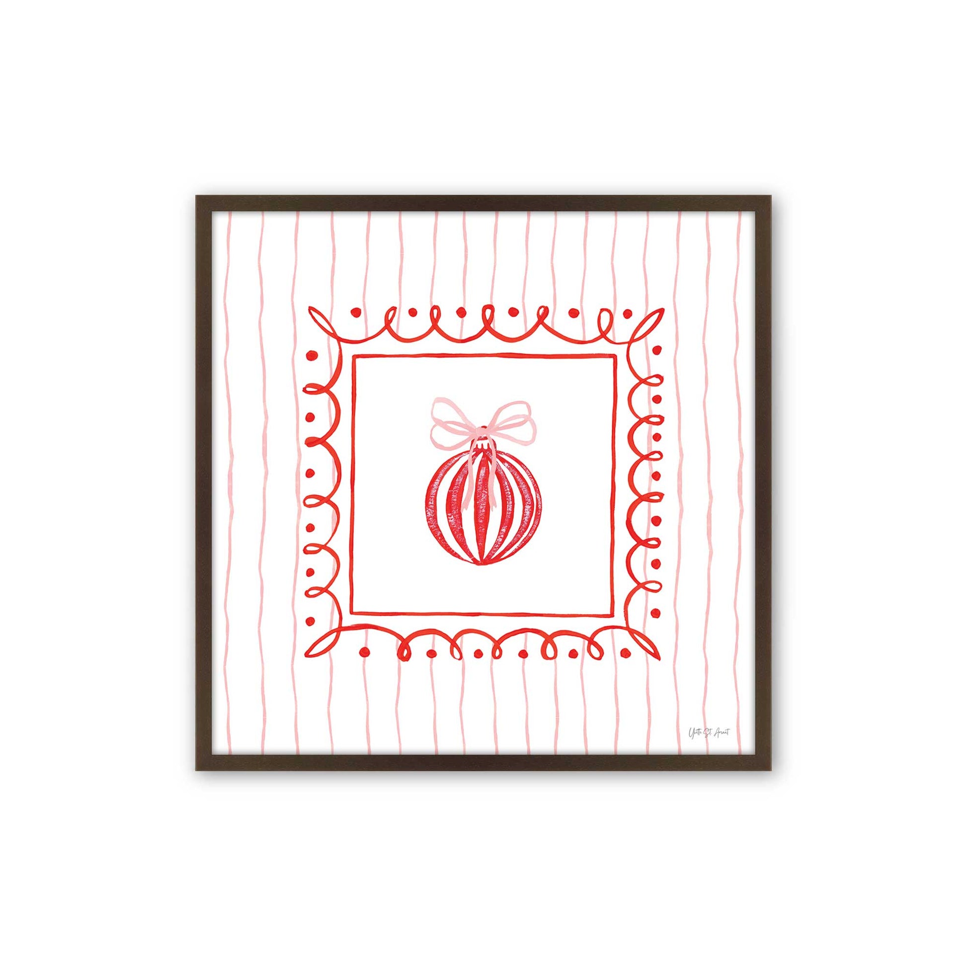 [Color:Espresso], Picture of art in a Espresso frame