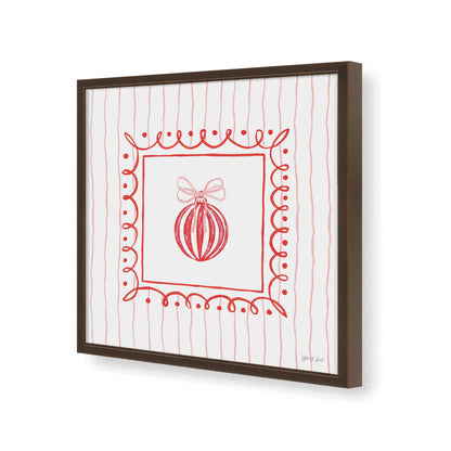 [Color:Espresso], Picture of art in a Espresso frame of the corner