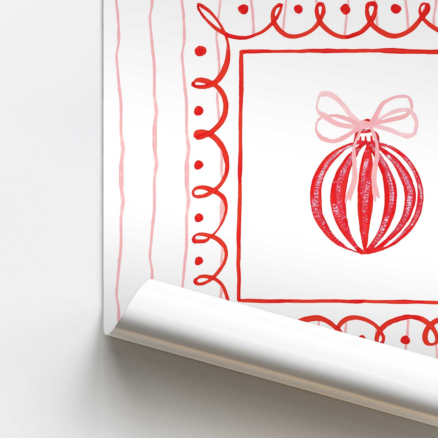 [Color:Rolled Print], Picture of close up of art