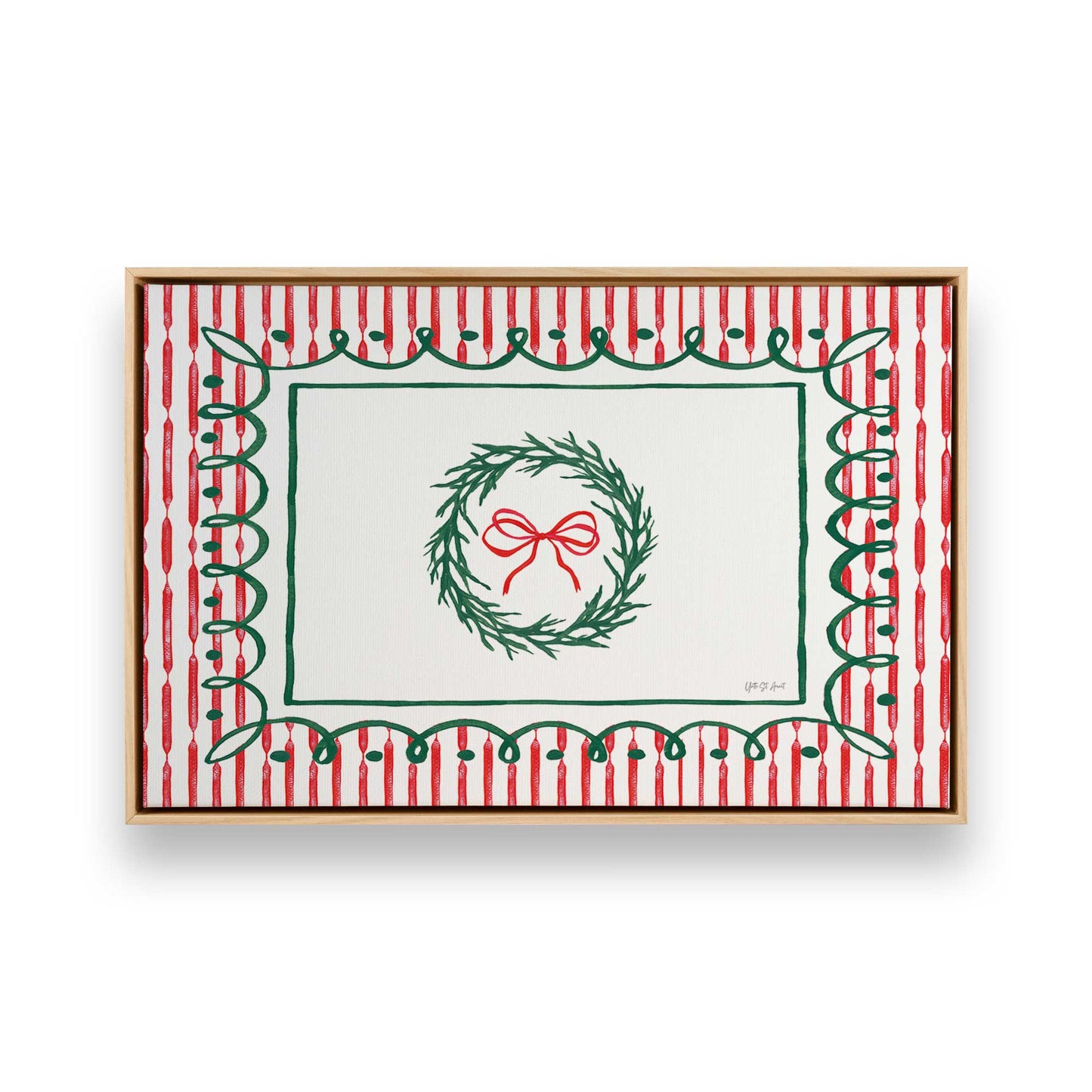 [Color:American Maple], Picture of art in a American Maple frame