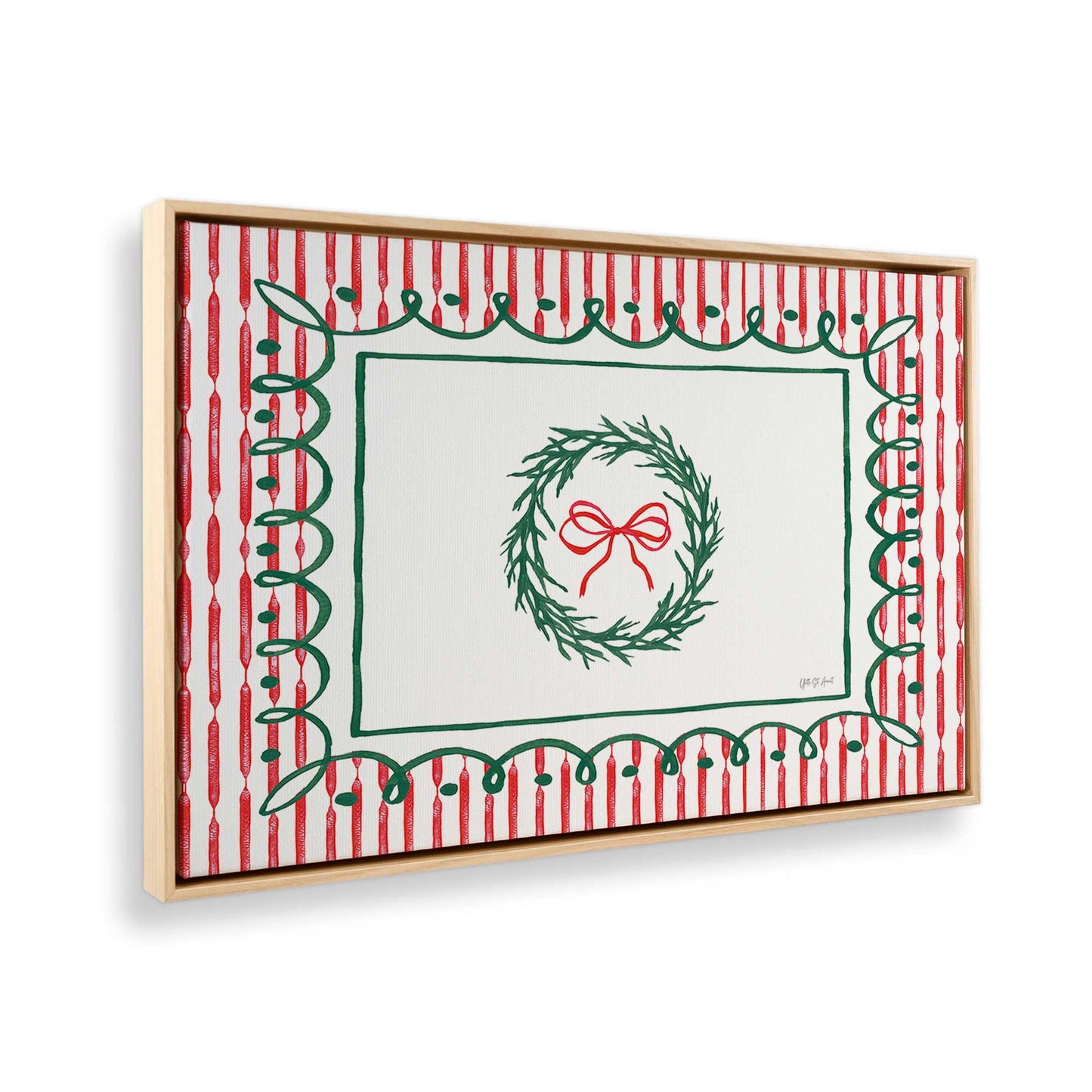 [Color:American Maple], Picture of the corner of the art