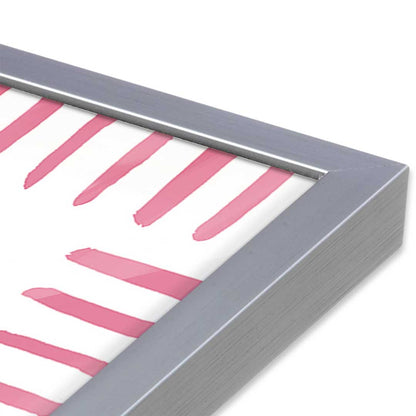 [Color:Polished Chrome], Picture of art in a Polished Chrome frame at an angle