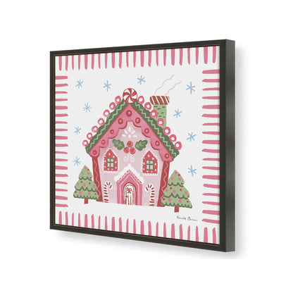 [Color:Satin Black], Picture of art in a Satin Black frame of the corner