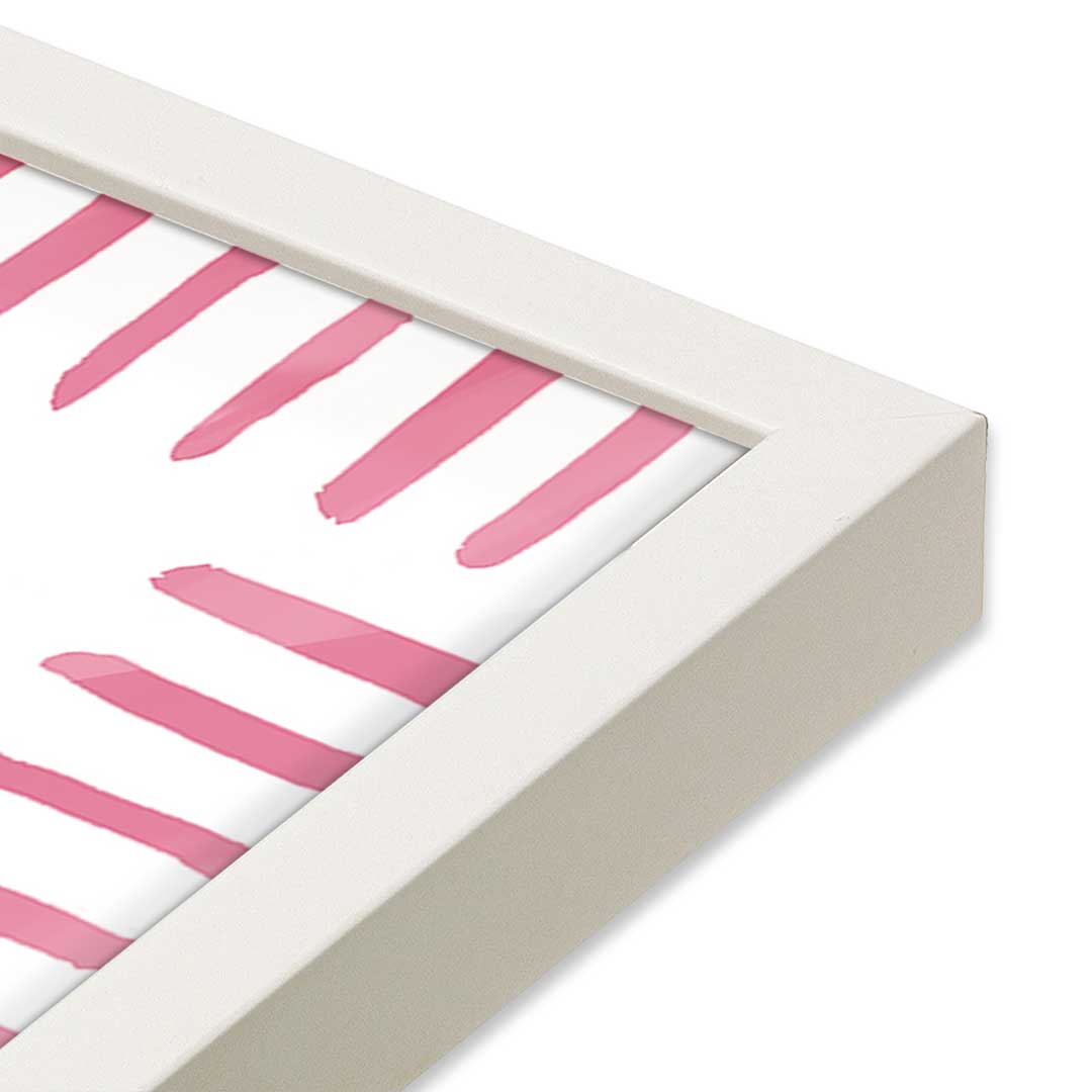 [Color:Opaque White], Picture of art in a Opaque White frame at an angle