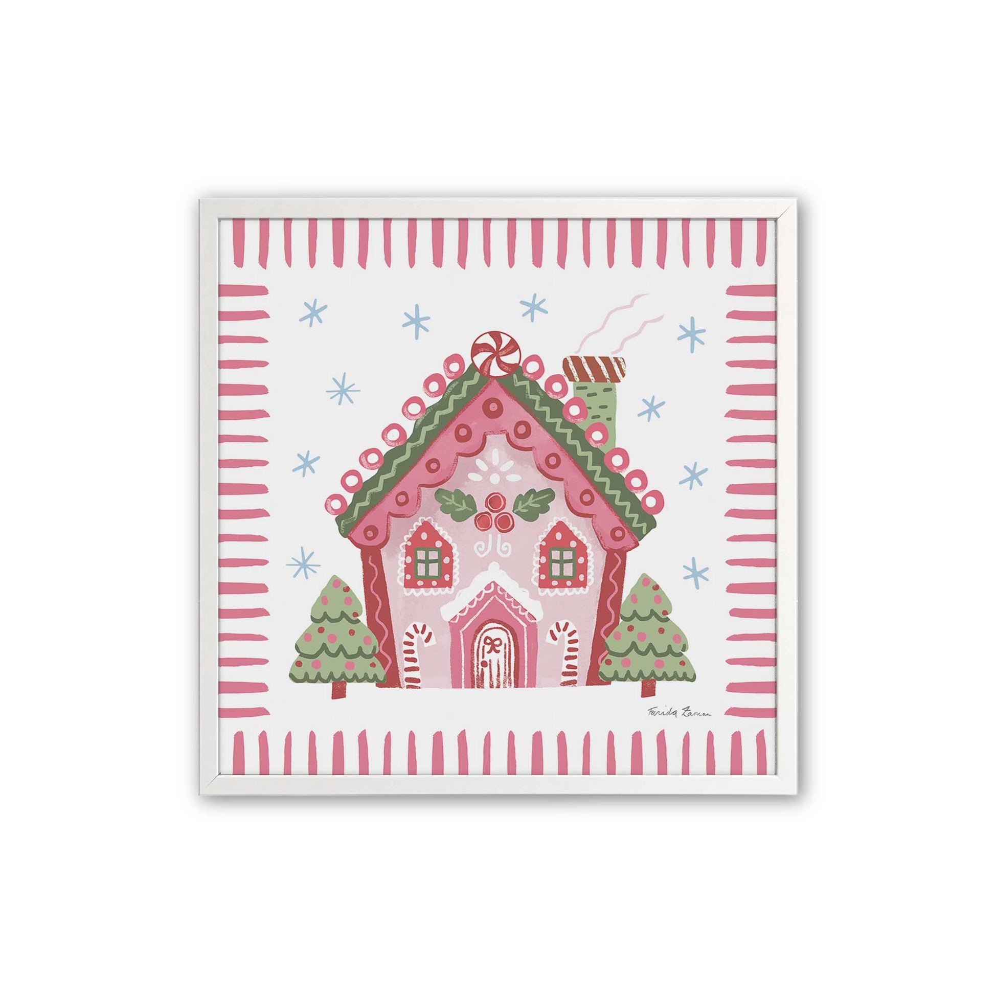 [Color:Opaque White], Picture of art in a Opaque White frame