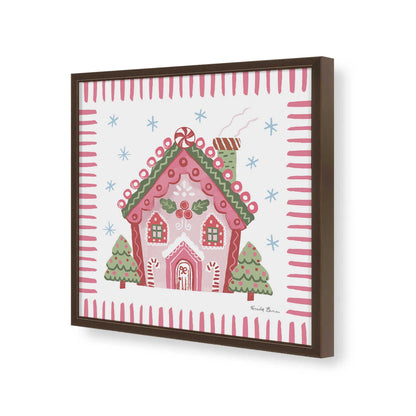 [Color:Espresso], Picture of art in a Espresso frame of the corner